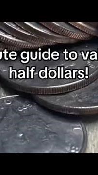 1 minute guide to valuable half dollars!! #halfdollar #rarecoins #money #coin #shorts
