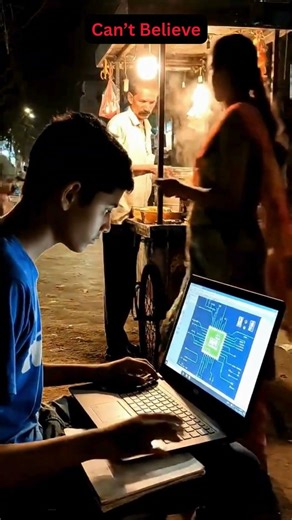 Behind a Food Cart, a Kid Quietly Designs a Computer Chip