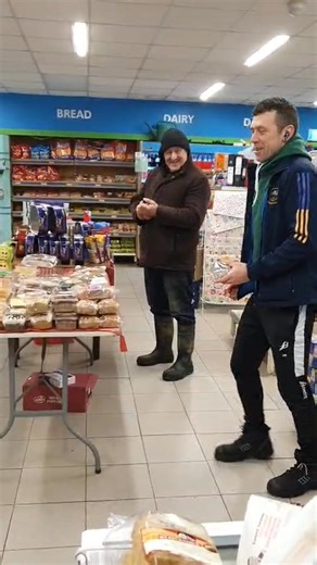 [22/12, 11:17] Majella Doody: Impromptu sing-song in the shop this morning. A random stranger passing through, "Jim the Mills" came up in the chat and he said he goes there from time to time, Mike asked him when he was goin again and he said sure i'll give you an oul song now, lovely lad 🤣. It was a lovely few minutes, the beauty of living in a little country place, and a little small local shop, wouldn't get that in the big towns 🥰🥰 | Hollyford Happenings