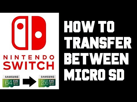 Nintendo Switch How To Transfer Data Between SD Cards - How To Transfer From One SD Card To Another