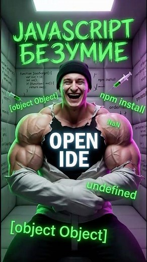JAVASCRIPT безумие #coding #программирование #айти #programming #ии