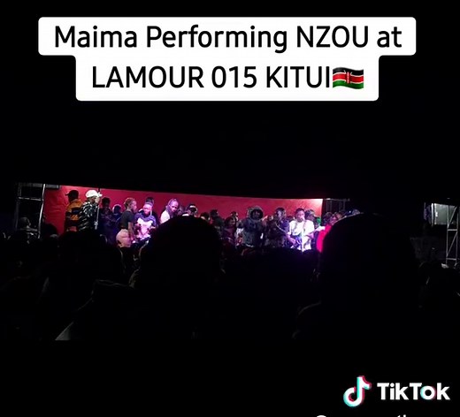 Maima Performing NZOU at LAMOUR 015 KITUI🇰🇪