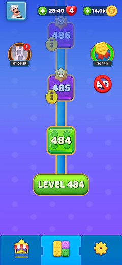 カラー ブロック ジャム 484