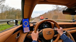 Lexus LC500 V8 – Top Speed Run on the Autobahn!