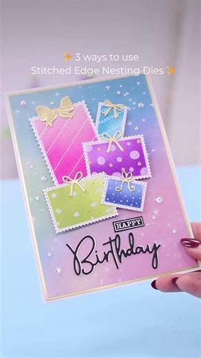 Crafter's Companion on Instagram: "✨ 3 unexpected ways to use your stitched edge nesting dies 😍 These versatile die cutting essentials are perfect for card making, papercraft projects, layered designs and more. A true staple for any card maker or papercraft lover ✂️ #DieCuttingIdeas #Papercraft #CardMakingInspiration"