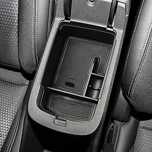 EDBETOS Center Console Organizer Tray Compatible with 2024 2025 2026 Chevy Trax Accessories LS 1RS LT 2RS ACTIV Interior Secondary Armrest Storage Box Insert Tray, ABS Material