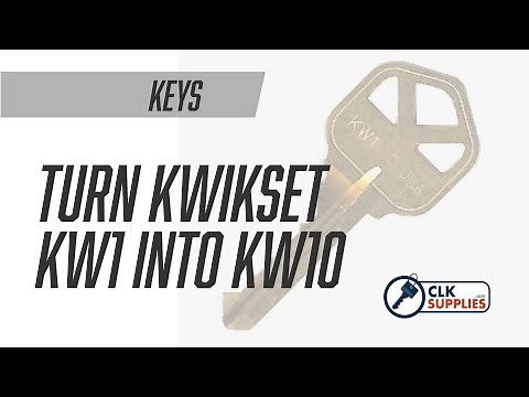 How to turn a Kwikset KW1 into a KW10 when needed!