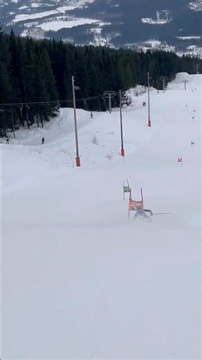 GS training in Hafjell. #skiing #training #skiracing