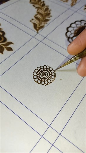 "Easy Mehndi Design 2025 | Beginner Friendly Simple Mehndi Trick in 1 Minute!"