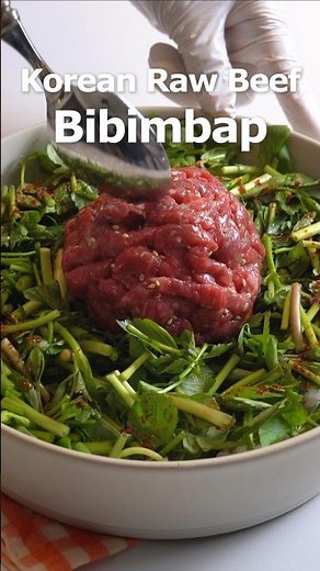 Better than Steak! 💎 Yukhoe Bibimbap: Authentic Korean Style Beef Tartare Rice Bowl