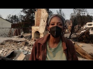 California fire victims return to destroyed homes in Altadena; tour of wildfire damage in Palisades