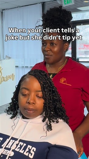 Greenbelt Braids Connexion - Walk ins & Appointments on Instagram: "When your client is cracking jokes like a Netflix special… but the tip screen still loading 😭😂 Glen Burnie, we love y’all fr tho 💕”"