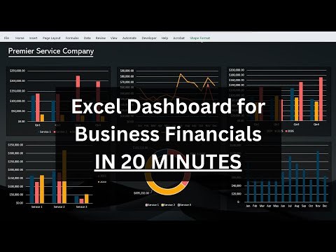 Excel Dashboard Tutorial for P&L Business Financials
