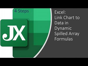 Link Chart to Data in Dynamic Spilled Array Formulas in Excel