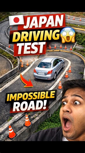जापान में ड्राइविंग लाइसेंस टेस्ट कैसे होता है? | Japan Driving License Test | #shorts #japan