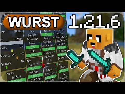 DOWNLOAD: Wurst Hacked Client - 1.21.6 - Minecraft Java Edition