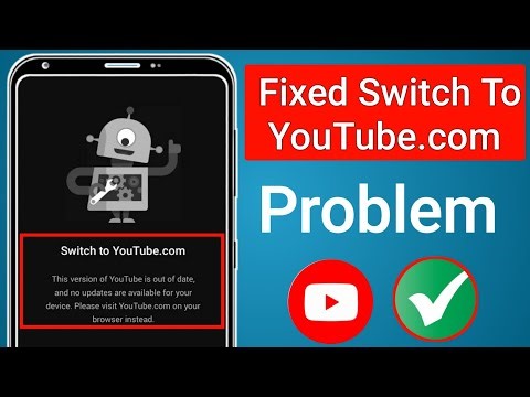 "How to Fix Switch to YouTube.com Problem on Android/iPhone | Step-by-Step Guide [2025]"