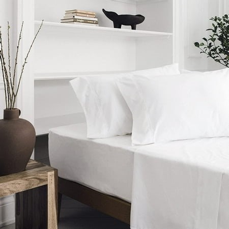 Flat Sheet White Solid 100 Percent Pure Cotton Super Soft 1-Piece Flat Sheet 450TC (Twin-XL, White) - Walmart.ca