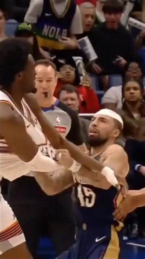 Jose alvarado and Mark William ejected after throwing punches Pelicans vs suns today#nba #sports