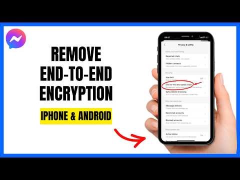 Messenger End to End Encryption | Turn It Off Now