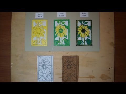 Printmaking in 3 Colors (Reduction Method)