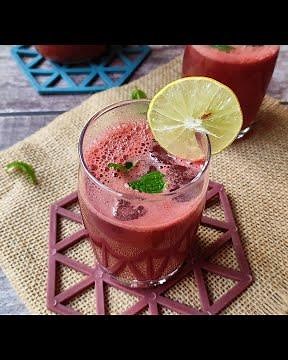 How to make watermelon lemonade | Watermelon Lemonade Recipe | Watermelon juice ‪@recipeonplate‬