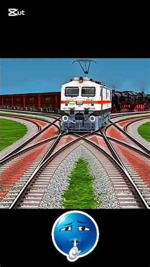 TRAINS VS SPEEDBUMP TRACKS 😱 #train #shorts