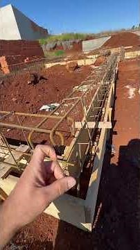 Preparing formwork for the foundation beam. #work