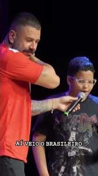 Improviso e crianças: receita do sucesso do Serginho Lacerda 😂