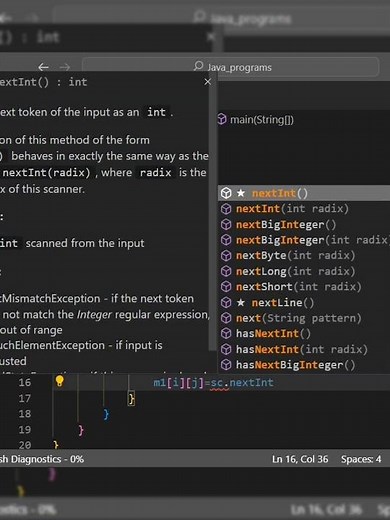 Java program to add two matrices using nested for loop. | Java programs #java