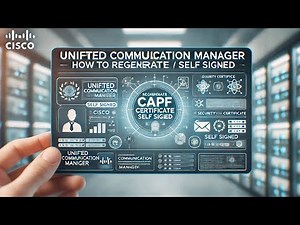 Unified Communication Manager: How to Regenerate CAPF Certificate (Self-Signed) | Step-by-Step Guide
