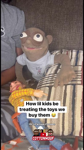 They be tearing them toys up 😂😂😂 | Cartoon Connect