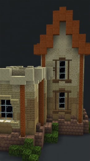 Sandstone house #minecraft #controller #minecraftbuilding #coolbuilds