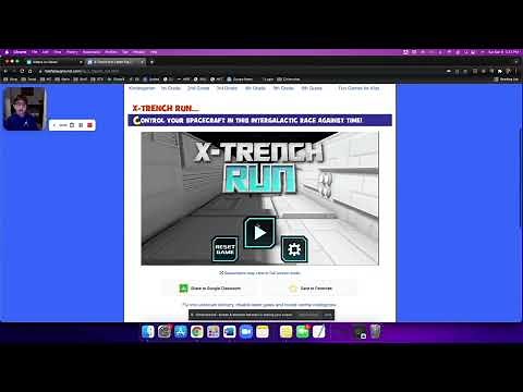 Learn how to play X Trench Run on Math playground