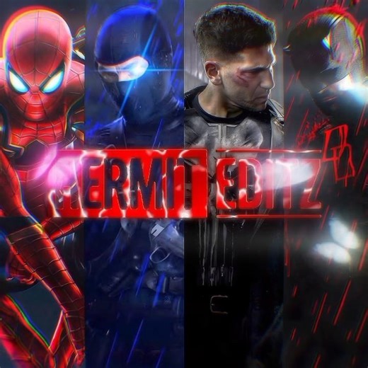 "The Dream Squad ❤️✌️" | Punisher x Spider-Man x Daredevil x Bullseye Edit! | Funk Sereno (Slowed)