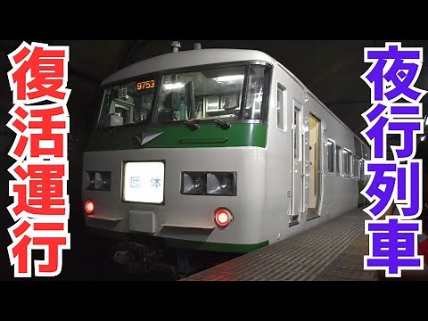【上野駅～新潟駅】首都圏最後の国鉄型特急車両 夜行列車「185系」新潟行き 9時間の旅