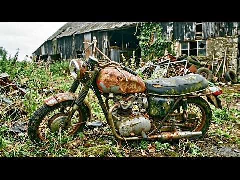 Forgotten Legend Restored 🔧 Full ASMR Rebuild of a 1967 Triumph T100 Scrambler