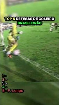 AS 5 MELHORES DEFESAS DE GOLEIRO DO BRASILEIRÃO! 😱⚽ #futebol