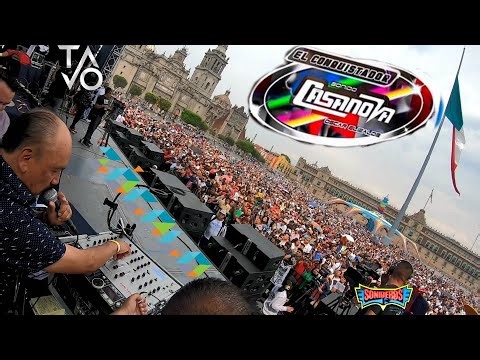😎El Conquistador en el Zócalo CDMX🎼SONIDO CASANOVA🎶Vive Sonidero🎭Tarde de Primavera🎵