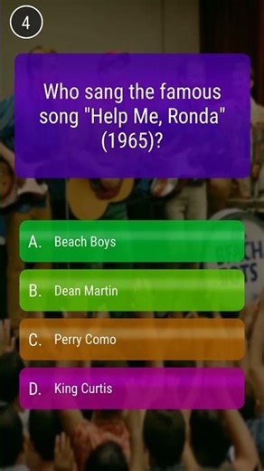 Who sang the famous song "Help Me, Ronda" (1965)?