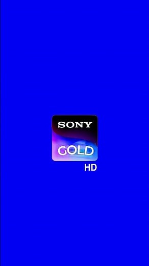 Sony Gold HD / New / Blue screen logo / #sony