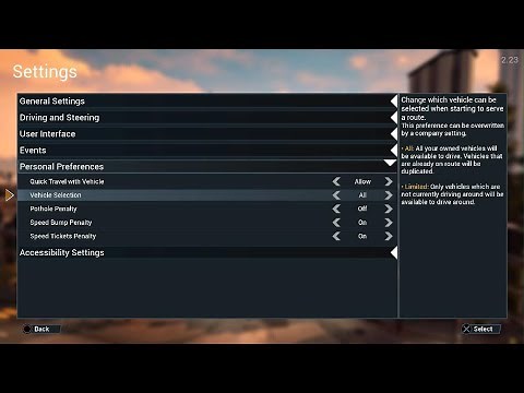 Bus Simulator 21 The settings changes now that payday dont matter