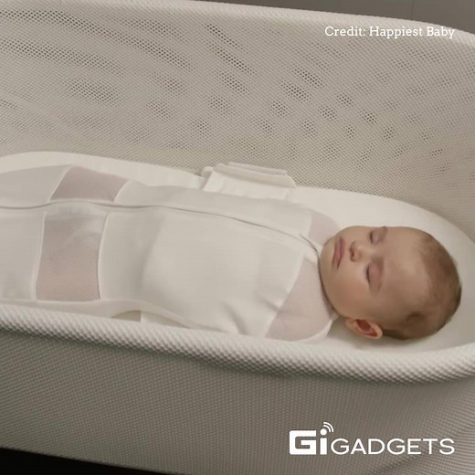 1.9M views · 17K reactions | The smart crib will soothe your baby back to sleep. Quite rock baby's world. | GIGadgets | Facebook