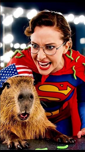 Emma Didn’t Expect the TEACHER to Wear the Capybara Costume! #capybara