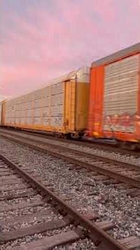UNION PACIFIC Railroad Unit AUTO RACKS on the INDIANA HARBOR BELT Railroad, LaGrange, IL, 12/23/2025