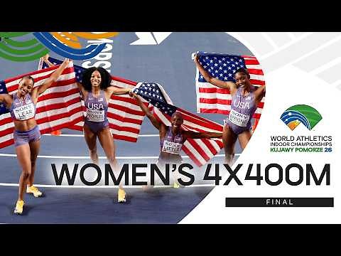 Full Women's 4x400m Final | World Indoor Championships Kujawy Pomorze 26