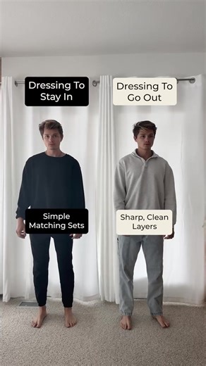 Know The Difference (Dressing To Stay In vs. Dressing To Go Out) 👇 Staying in is all about comfort and ease, while going out is about presence and impression. Let’s break it down: When you’re dressing to stay in: 😌 Soft, Comfy Fabrics: Keep you relaxed and make lounging feel a little more luxurious. 🩶 Simple Matching Sets: Look clean without any effort, even on lazy days. 👕 Relaxed Fit Styles: Give you room to move while still looking intentional. ☕ Warm, Neutral Colors: Create a calm, cozy 
