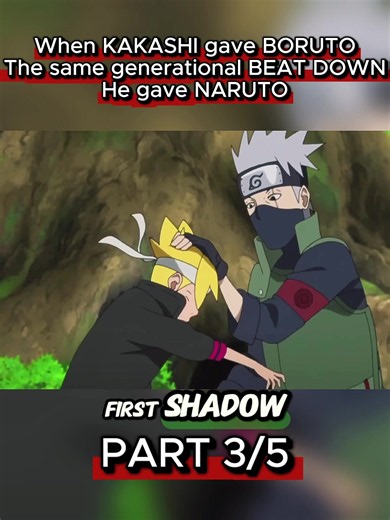 When KAKASHI gave BORUTO the same generational BEAT DOWN he gave NARUTO PART 3/5 #usa #fyp #viral #naruto #anime
