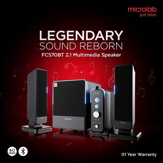 Microlab FC570BT 2.1 Multimedia FC-Series Speaker | Microlab Bangladesh