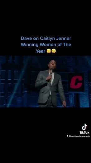 DAVE ON CAITLYN JENNER WINNING WOMEN OF THE YEAR! 🤣 #shorts #funny #davechappelle